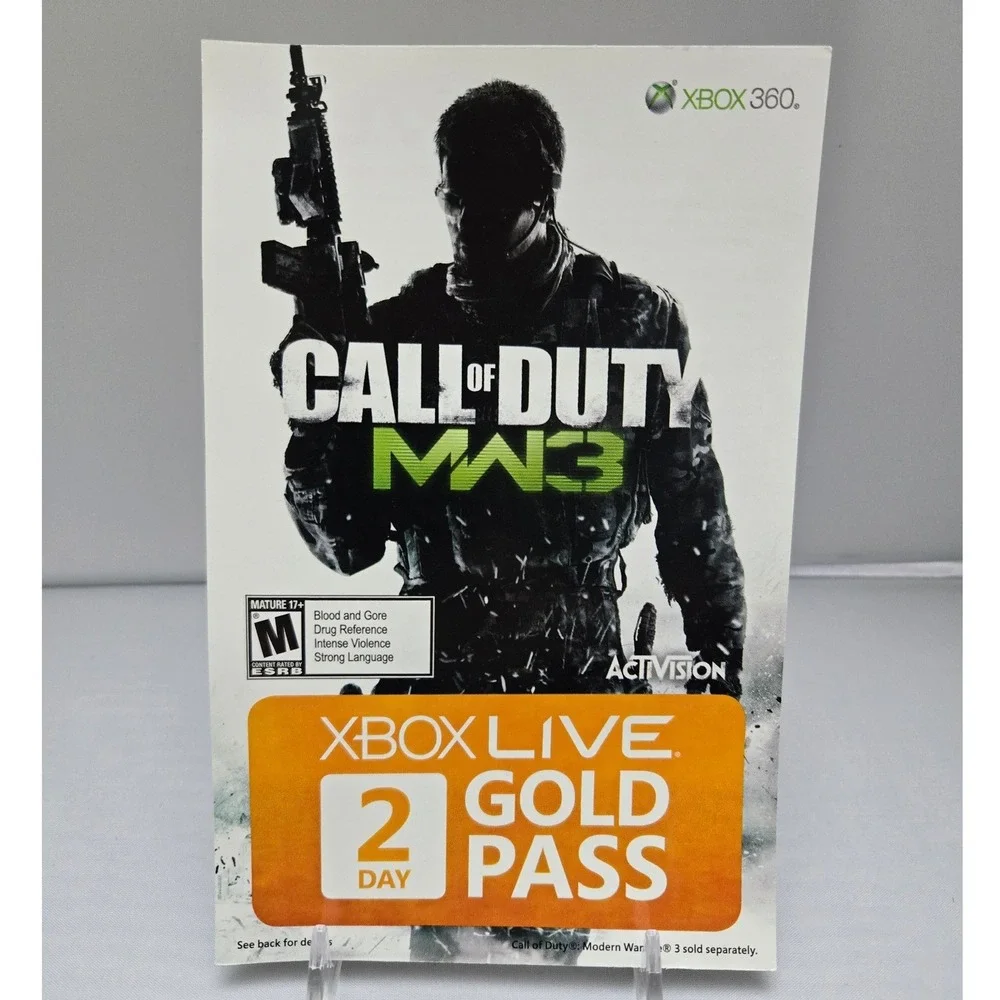 Call of Duty Ghosts & COD Modern Warfare 3 Bundle‎ - Xbox360 - 2 Games Tested